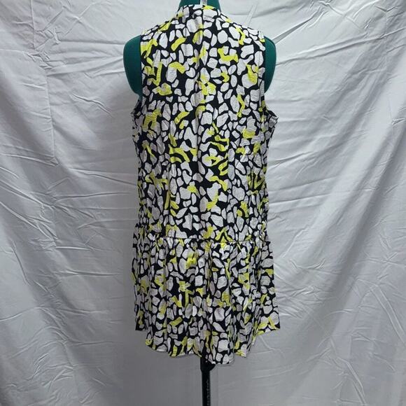 Nine West Abstract Print Drop Waist Dress | Sz M - Picture 7 of 7